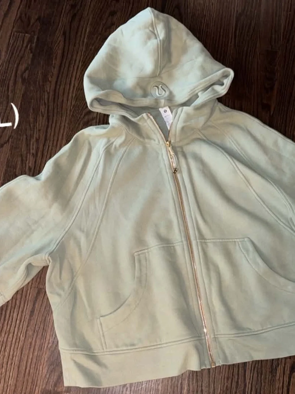 Lululemon Oversized Scuba 1/2 Zip Rosemary Green XL/XXL EUC